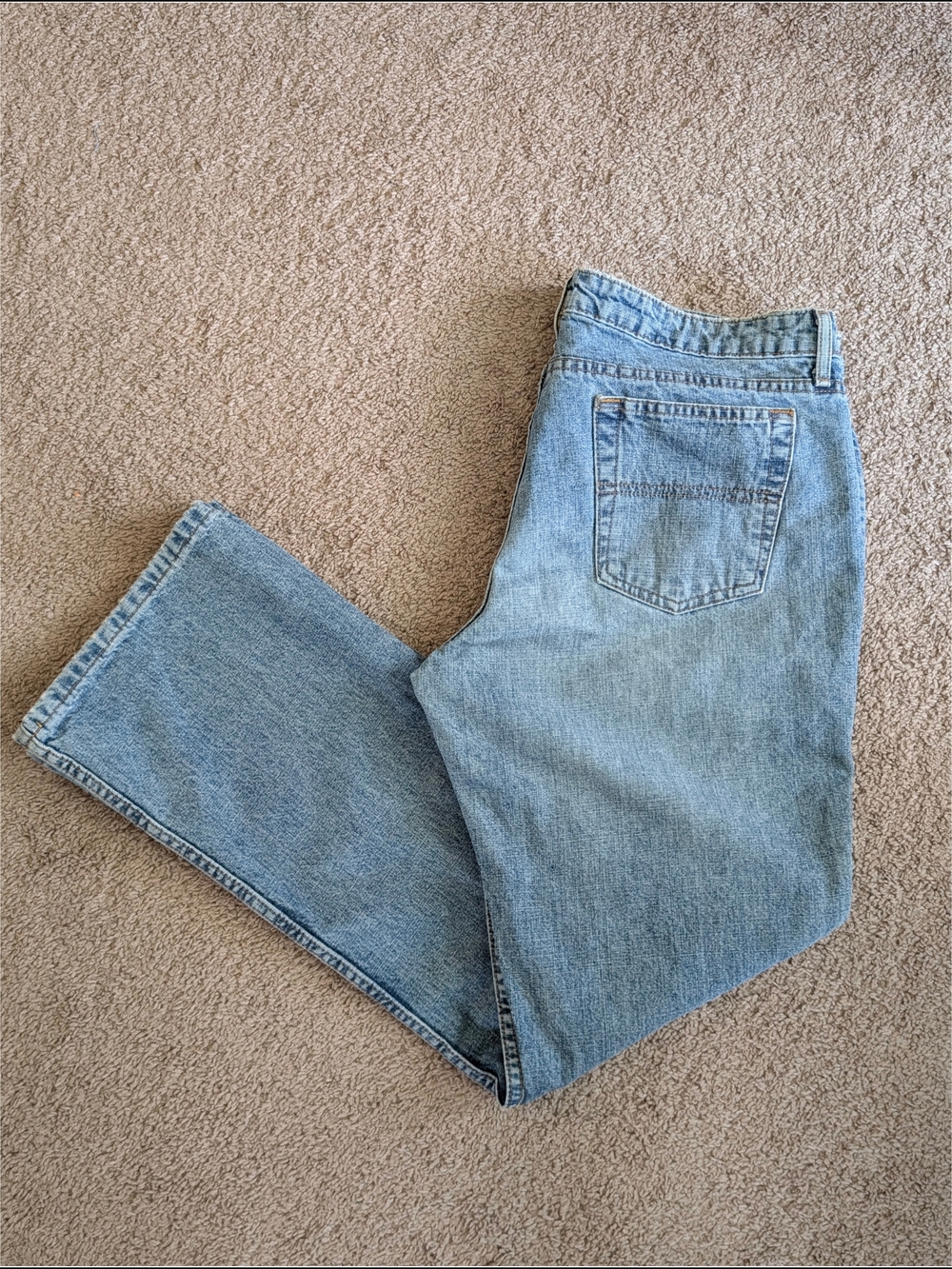 Arizona Jean Company Light Blue Boot Cut Jeans - Classic Denim Style Size 15